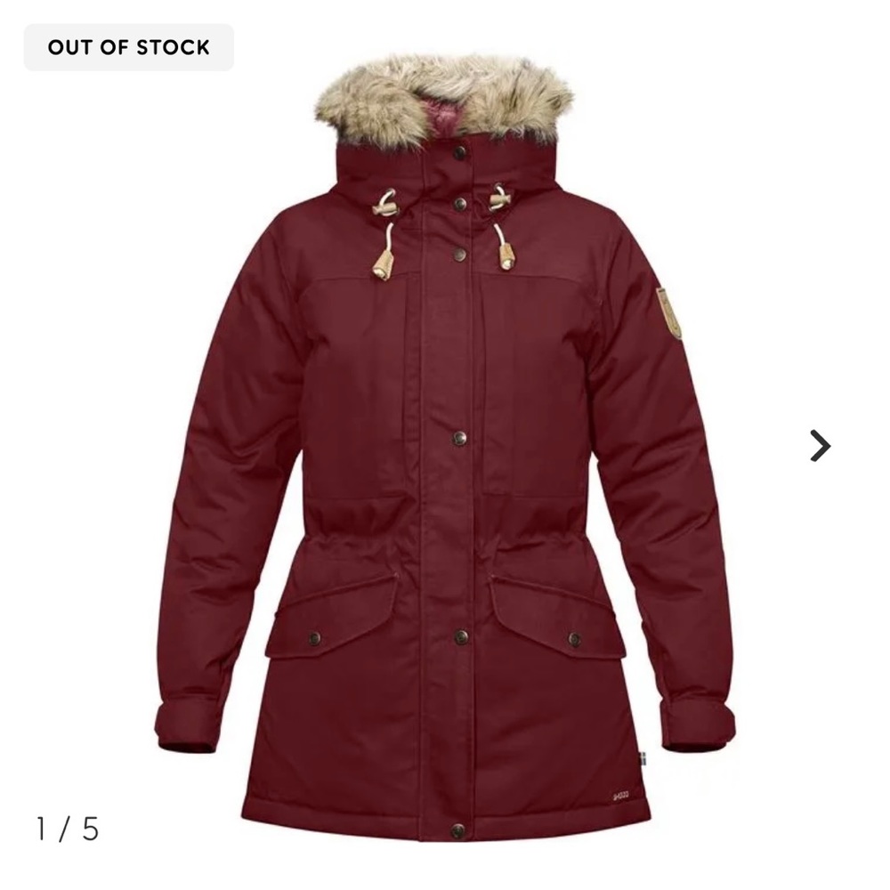 Fjallraven Singi Down Jacket — Red Oak